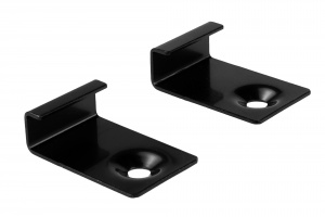 Стартовый черный кляймер, клипса, крепеж для террсной доски ДПК. Нержавеющая сталь 304 — Black Deck